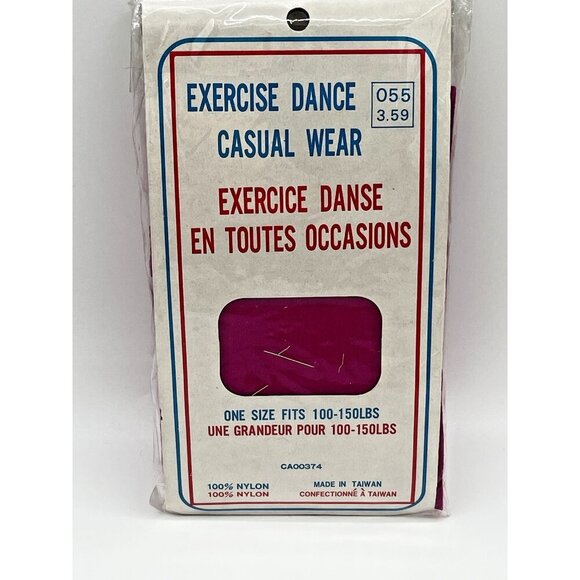 Dance Exercise Tights One Size fits 100-150 lbs 100 % Nylon Vintage Full Foot - Picture 1 of 6